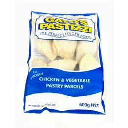 Gato's Pastizzi Chicken & Vegetables 600g 12 pack