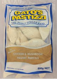 Gato's Pastizzi Chicken & Mushrooms 600g 12 pack
