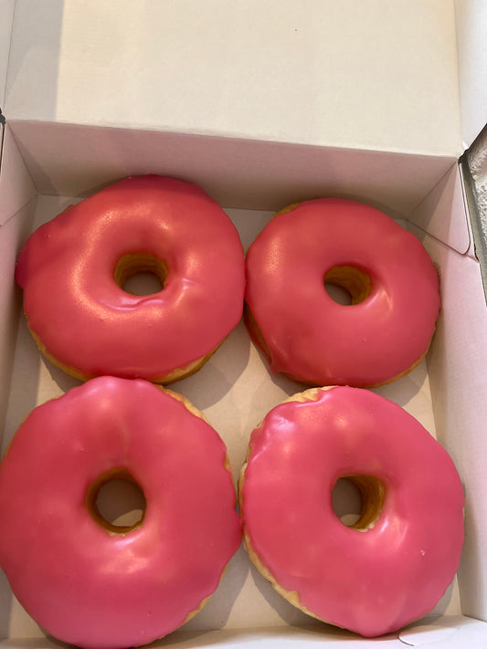 Donuts x 4 extra large (strawberry)