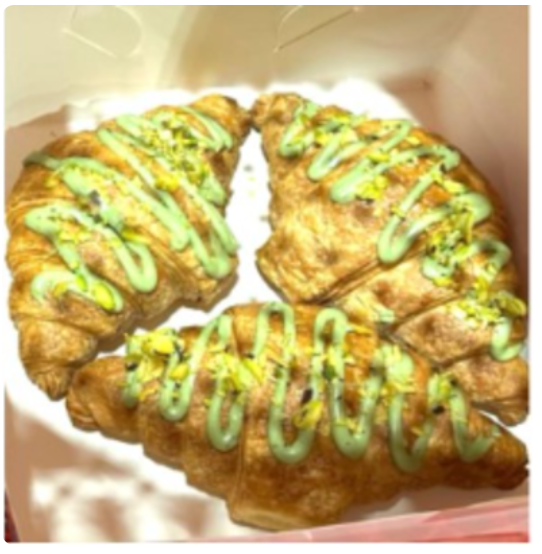 3 pack medium Pistachio Croissants
