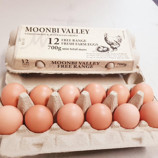 Moonbi Valley 700g Free Range Eggs