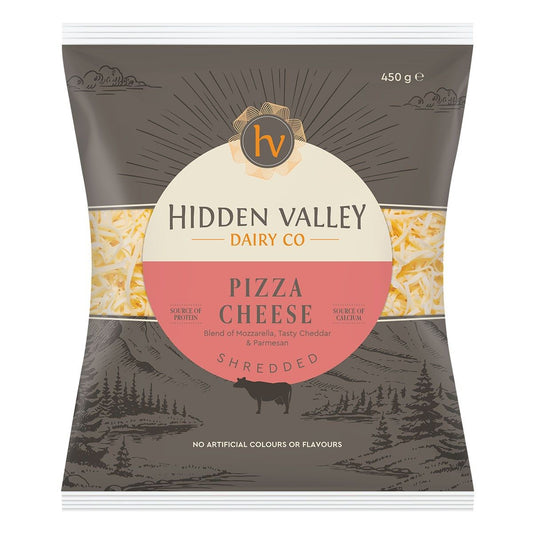 Hidden Valley Dairy Co shredded pizza cheese 450g