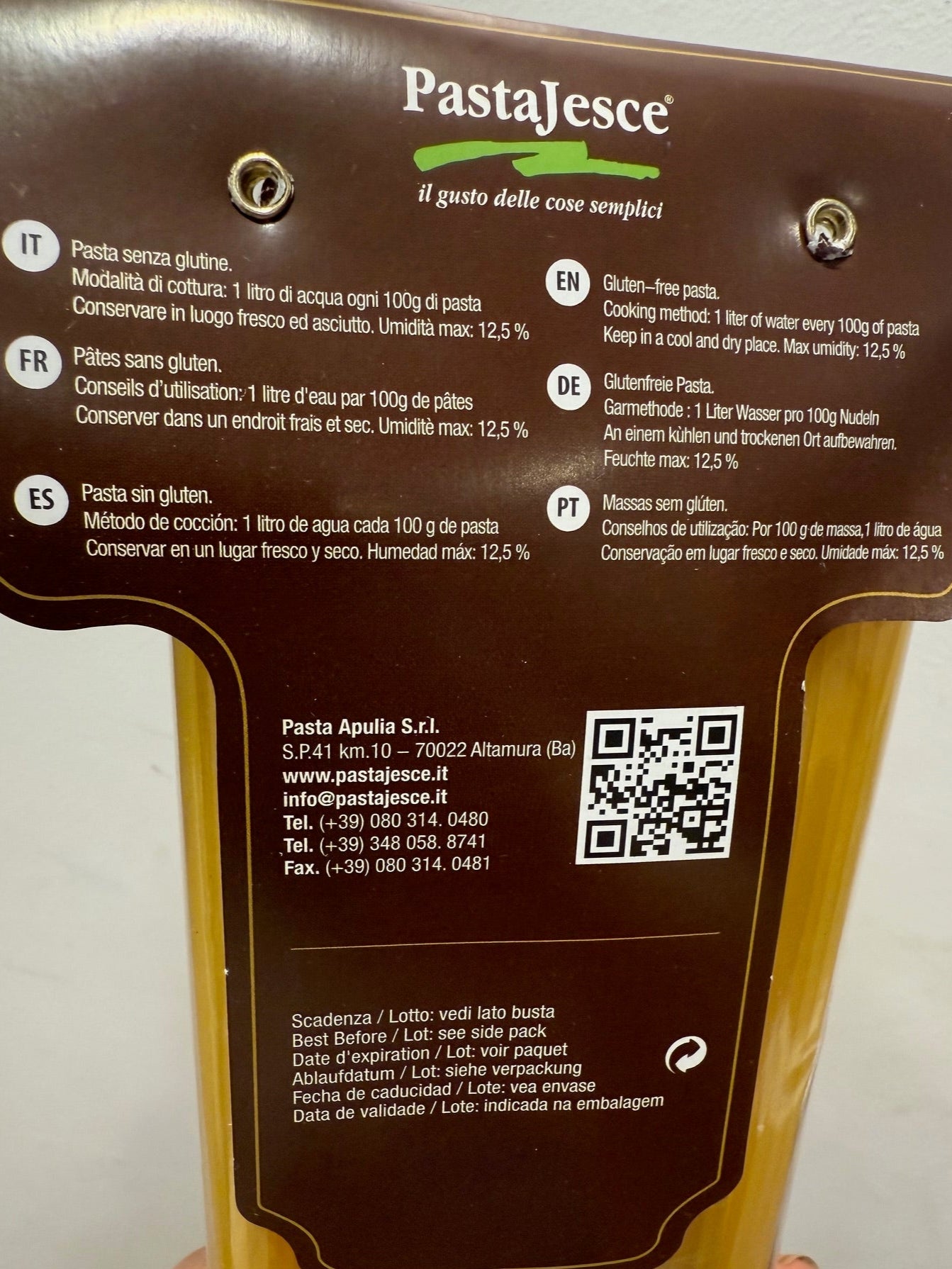 Pasta Jesce Gluten Free Spaghetti 250g