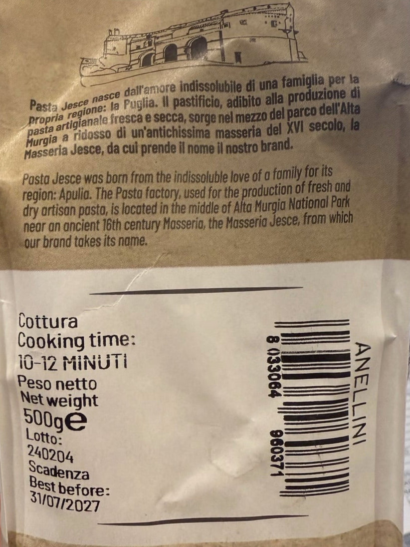 Pasta Jesce Anellini 500g