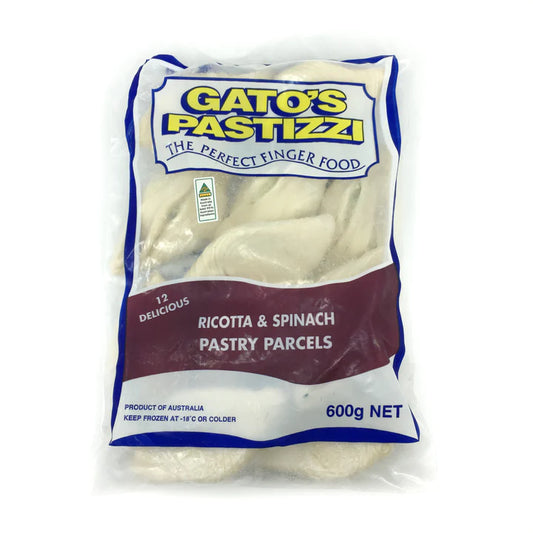 Gato's Pastizzi Spinach & Ricotta 600g 12 pack