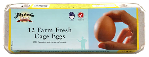 Pirovic Farm Fresh Cage Eggs – 700g