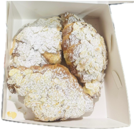 3pk medium Almond Croissants