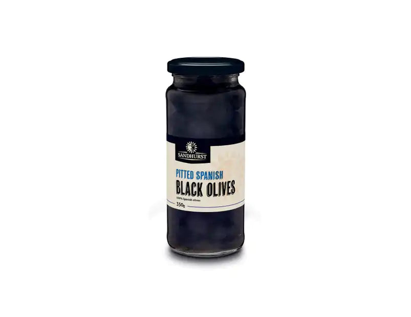 Pitted Spanish Black Olives 350g