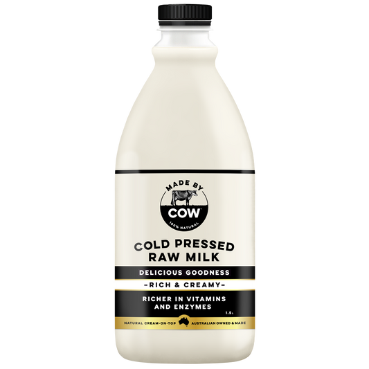 1.5L MADE BY COW  Raw Jersey Milk