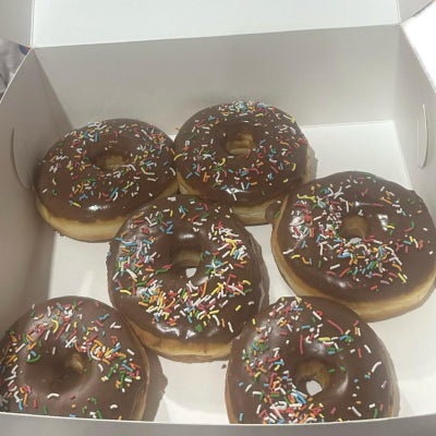 Chocolate HOMER donut rings 6 pack