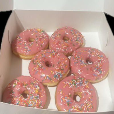 Donuts x 4 extra large (strawberry)