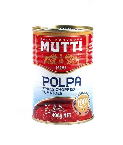 Mutti polpa chopped 400g (diced) (Product of Italy)